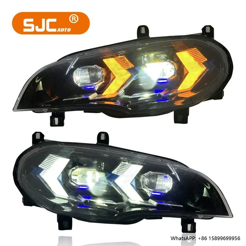 SJC Car Accessories Head Lights for X5 E70 2007-2013 Headlight Assembly Modified LED Lens Lighting System Modified Lighting
SJC Car Accessories Head Lights for X5 E70 2007-2013 Headlight Assembly Modified LED Lens Lighting System Modified Lighting