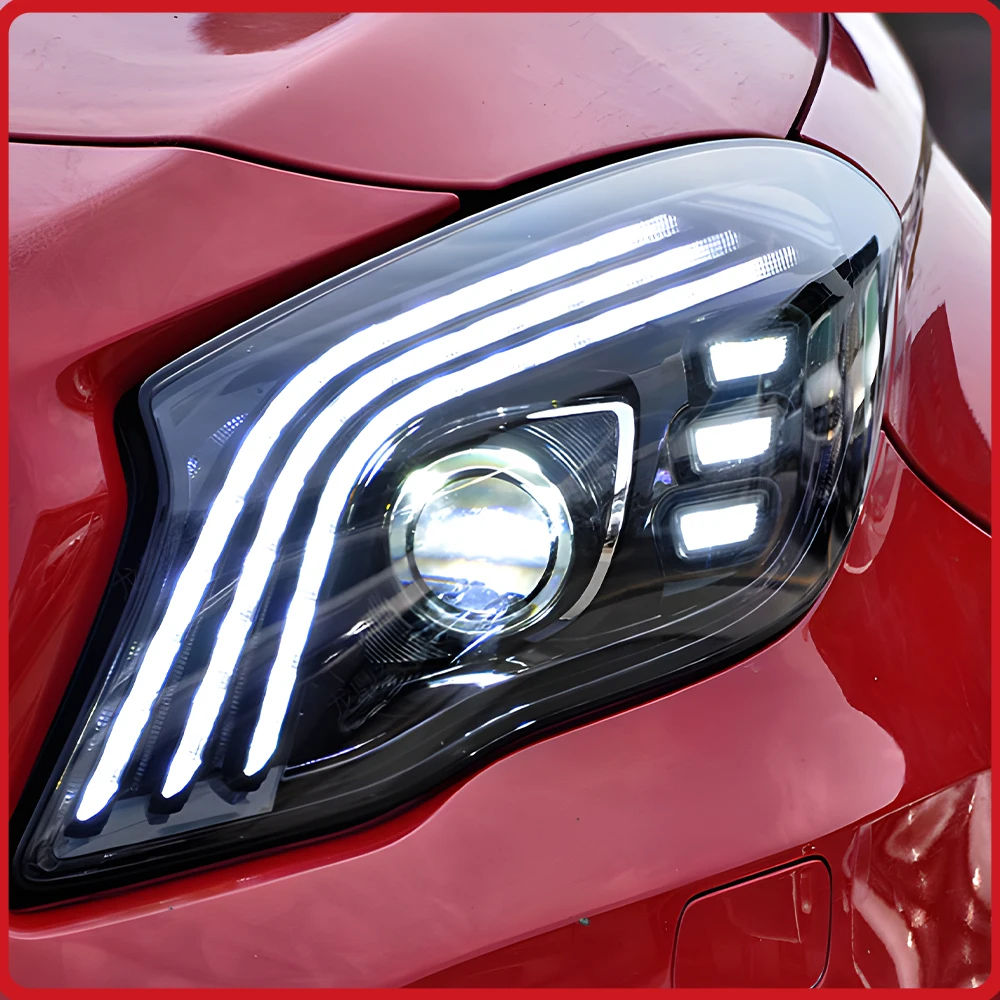 For Benz GLA X156 2015-2019 Headlights Assembly Upgrade LED Lens Startup Effect Streamer Turn Signal Light Plug and Play
For Benz GLA X156 2015-2019 Headlights Assembly Upgrade LED Lens Startup Effect Streamer Turn Signal Light Plug and Play