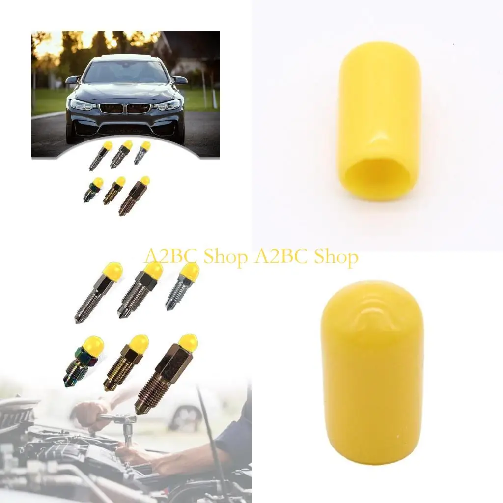 A2BC 10pcs High Quality 6mm Vacuum Brake Bleed Nipple Caps Brake Bleed Screw Grease Cover for Pipe Car Motorcycle Maintenance
A2BC 10pcs High Quality 6mm Vacuum Brake Bleed Nipple Caps Brake Bleed Screw Grease Cover for Pipe Car Motorcycle Maintenance
