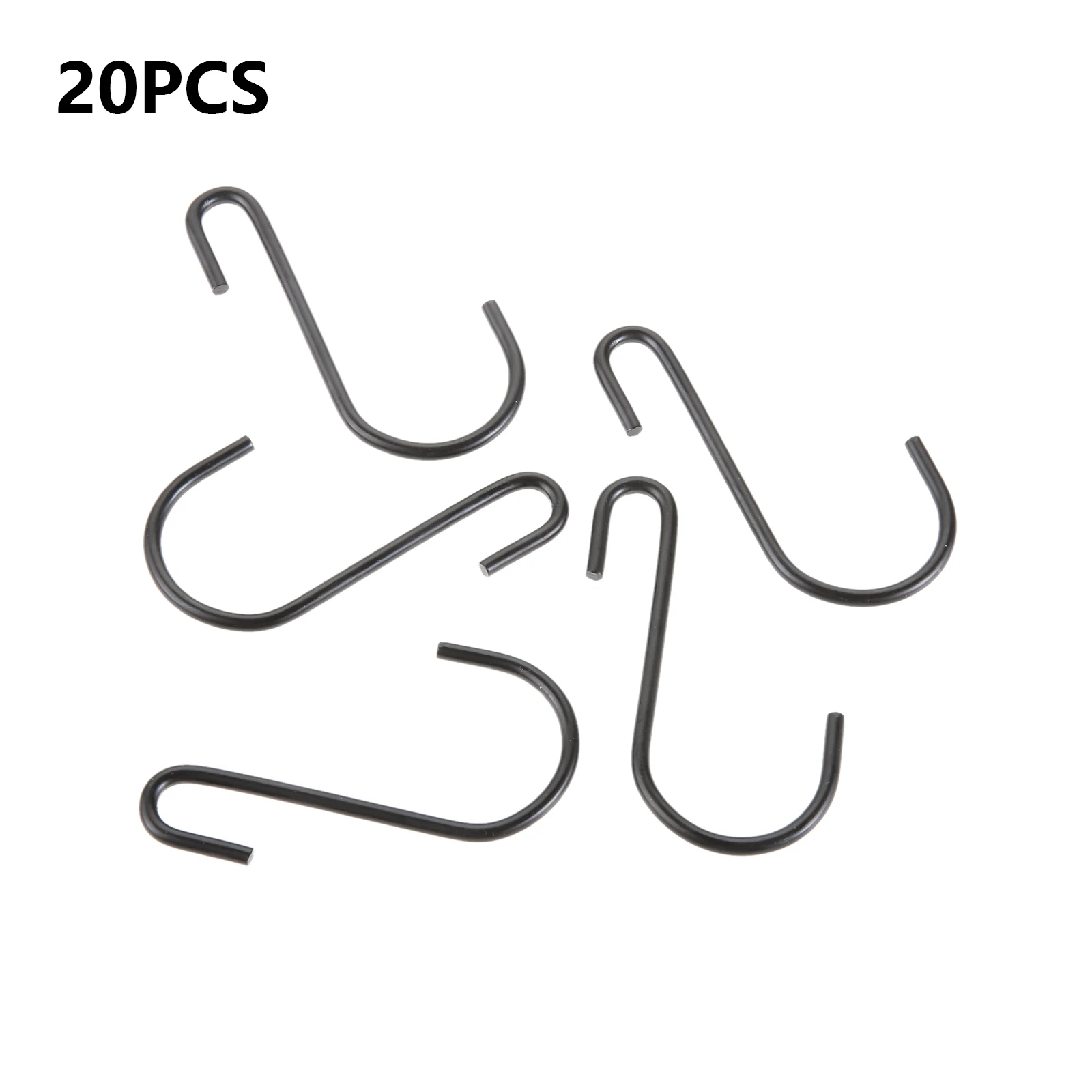 20pcs Heavy Duty Black S-Shaped Hook Hanging Pans Pots Bag Towel Mask Key Coffee Mug Kitchen Storage Bathroom 94mm Camping Tool
20pcs Heavy Duty Black S-Shaped Hook Hanging Pans Pots Bag Towel Mask Key Coffee Mug Kitchen Storage Bathroom 94mm Camping Tool