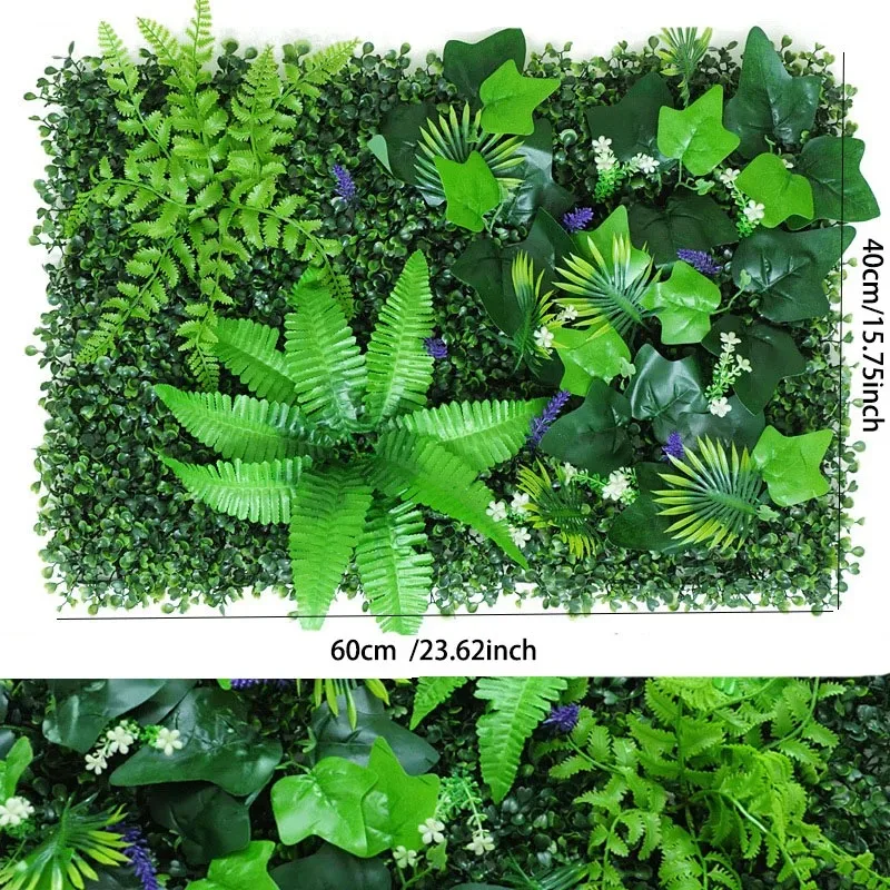 1pcs Artificial Plants Grass Wall UV Resistant Panel Boxwood Hedge Fence for Indoor Outdoor Home Garden Wall Decor Fake Plant
1pcs Artificial Plants Grass Wall UV Resistant Panel Boxwood Hedge Fence for Indoor Outdoor Home Garden Wall Decor Fake Plant