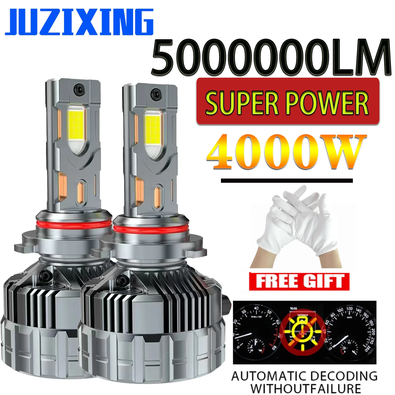 JUZXING 4000 Вт Автомобильная фара высокой мощности Яркая дальняя ближняя фара 9005 9006 9012 H1 H4 H7 H11 12 В 24 В Автомобильная фара
JUZXING 4000 Вт Автомобильная фара высокой мощности Яркая дальняя ближняя фара 9005 9006 9012 H1 H4 H7 H11 12 В 24 В Автомобильная фара