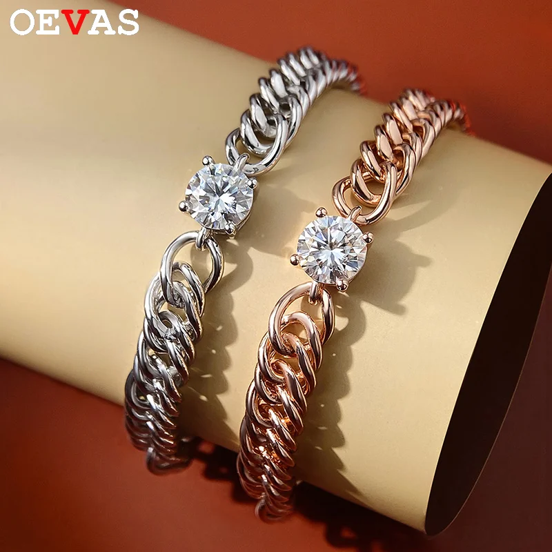 OEVAS 6.5mm Full Moissanite Bracelet with GRA Certified for Men 100% 925 Sterling Silver Party Fine Jewelry Gift
OEVAS 6.5mm Full Moissanite Bracelet with GRA Certified for Men 100% 925 Sterling Silver Party Fine Jewelry Gift