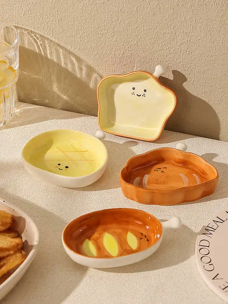 Cartoon High Quality Seasoning Dish Household Ceramic Vinegar Tablewares Cute Small Capacity Dining Room Dishs
Cartoon High Quality Seasoning Dish Household Ceramic Vinegar Tablewares Cute Small Capacity Dining Room Dishs