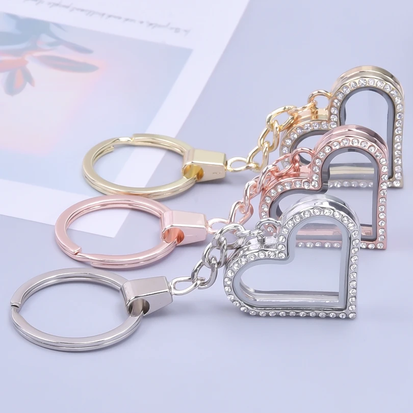 One Piece Heart Rhinestone Keychain for Women Rose Gold Color Glass Floating Charm Locket Pendant Jewelry Key Chain Gifts
One Piece Heart Rhinestone Keychain for Women Rose Gold Color Glass Floating Charm Locket Pendant Jewelry Key Chain Gifts