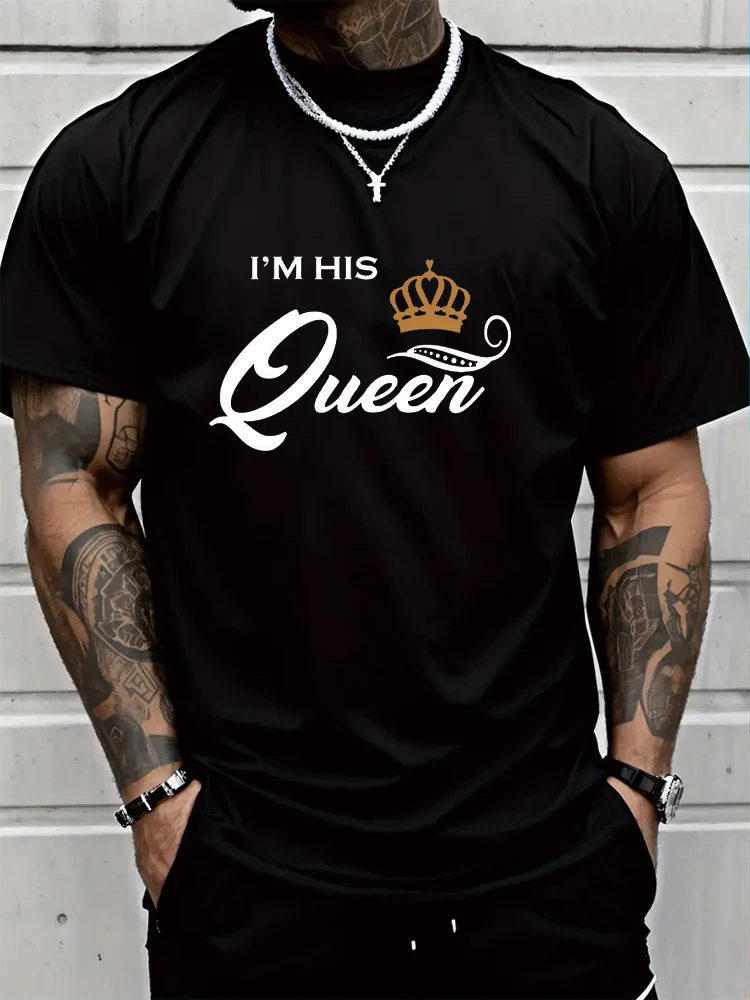 I'm His Queen, мужские футболки, новые мужские футболки, футболки с принтом, модная одежда
I'm His Queen, мужские футболки, новые мужские футболки, футболки с принтом, модная одежда
