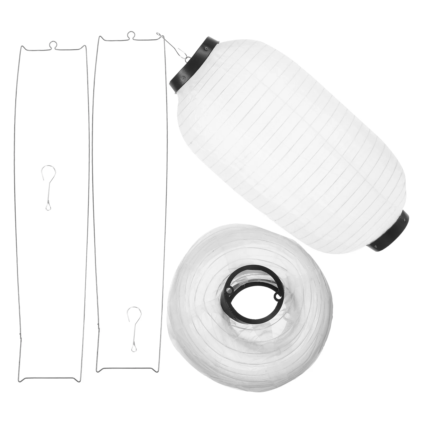 2Pcs White 45X25CM Japanese Style Waterproof Silk Lanterns for Restaurant Decoration Indoor Lighting
2Pcs White 45X25CM Japanese Style Waterproof Silk Lanterns for Restaurant Decoration Indoor Lighting