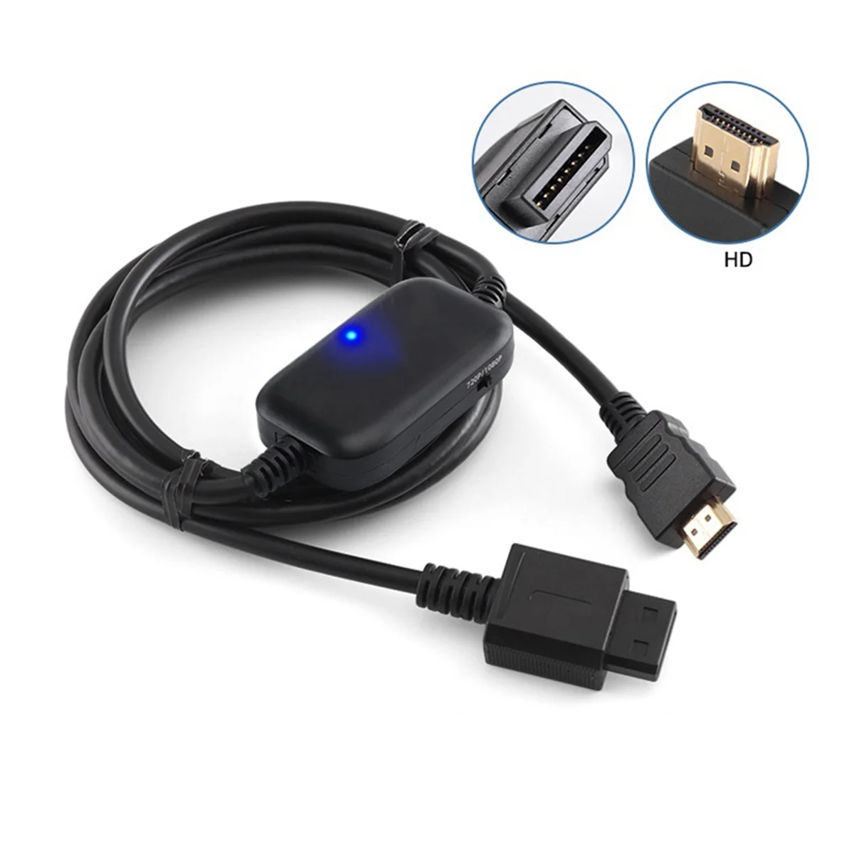 For Wii to HDMI-Compatible Adapter Cable 1080P/720P Supports All Display Modes Compatible with for Wii/Wii U Console
For Wii to HDMI-Compatible Adapter Cable 1080P/720P Supports All Display Modes Compatible with for Wii/Wii U Console