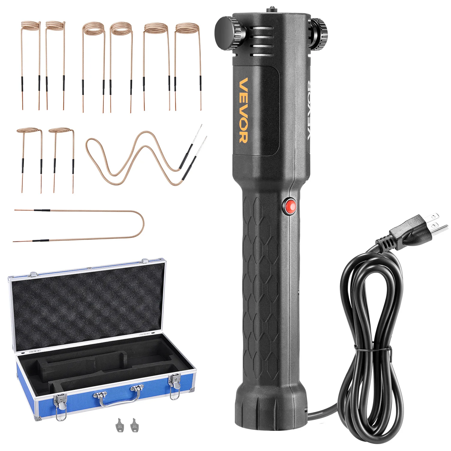 VEVOR Induction Heater Bolt Removal, 1100W 110V Magnetic Induction Heater Kit, Handheld Nut Buster Tool, Mini Heating Machine for Rusty Screw Removing, Car Garage Repairing Tools with 8 / 10 Coil and Box
VEVOR Induction Heater Bolt Removal, 1100W 110V Magnetic Induction Heater Kit, Handheld Nut Buster Tool, Mini Heating Machine for Rusty Screw Removing, Car Garage Repairing Tools with 8 / 10 Coil and Box