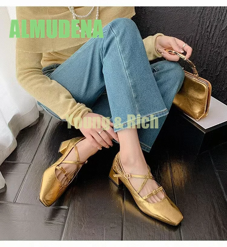 High End Genuine Leather Mary Jane Shoes with Retro and Fashionable Cross Straps Bow Tie Thick Heel Square Toe Single Shoes
High End Genuine Leather Mary Jane Shoes with Retro and Fashionable Cross Straps Bow Tie Thick Heel Square Toe Single Shoes