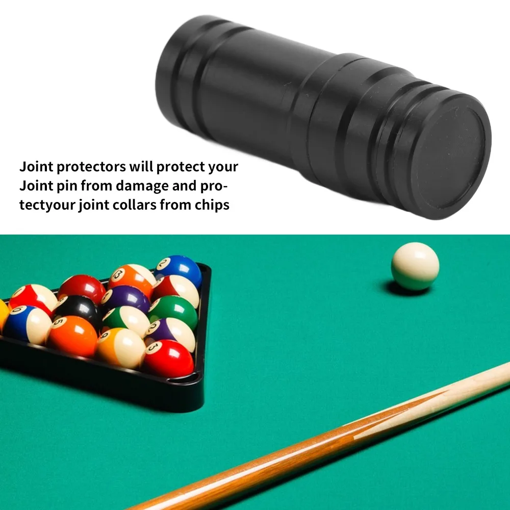 2pcs Plastic Billiard Cue Joint Protectors Black 3/8x10 Thread Pool Cue Stick End Caps Thread Teeth for 3/8x10 Thread
2pcs Plastic Billiard Cue Joint Protectors Black 3/8x10 Thread Pool Cue Stick End Caps Thread Teeth for 3/8x10 Thread