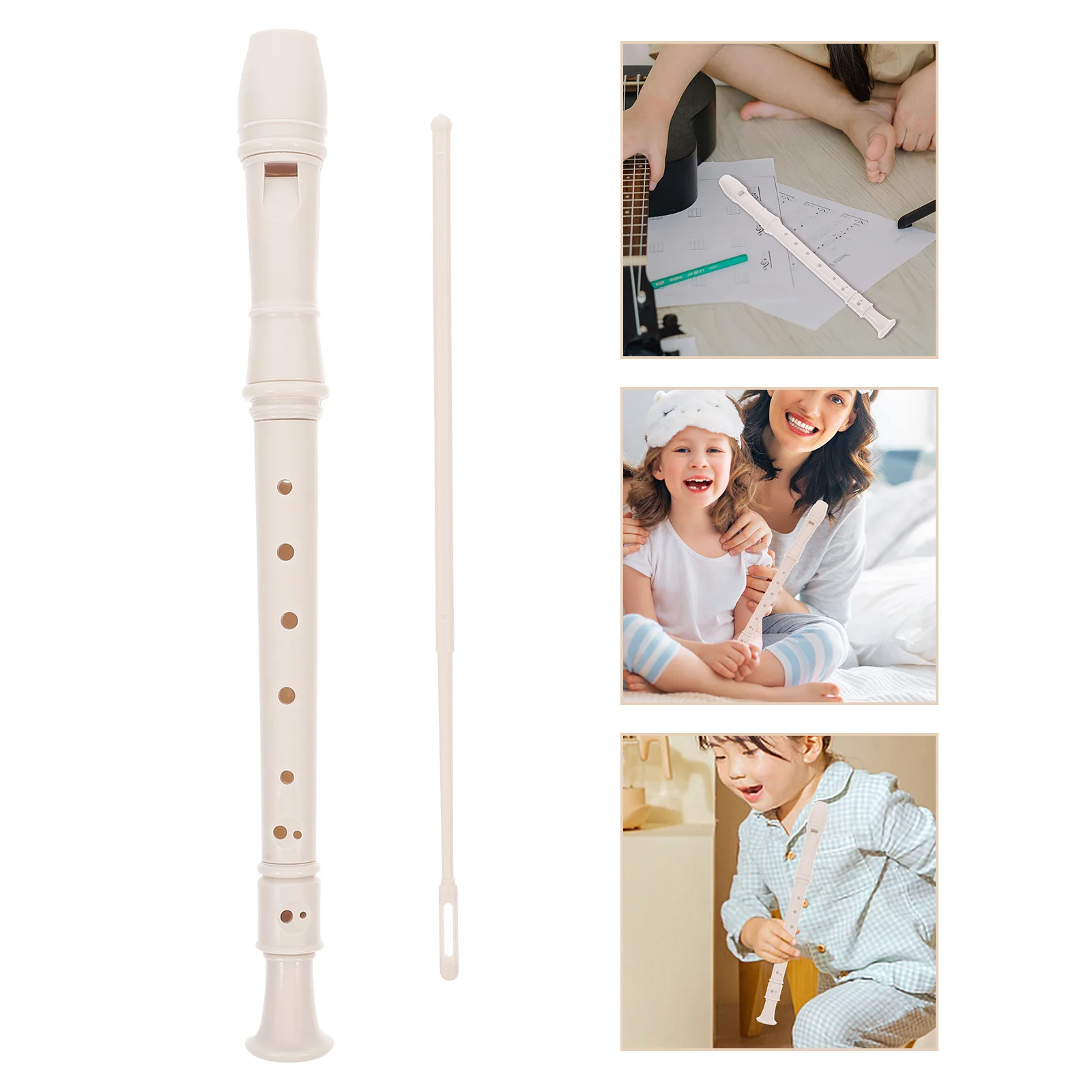 Soprano Recorder 8 Hole Flute Instrument ABS Material Melodious Sound for Children Adults Practice Performance with Cleaning Rod
Soprano Recorder 8 Hole Flute Instrument ABS Material Melodious Sound for Children Adults Practice Performance with Cleaning Rod
