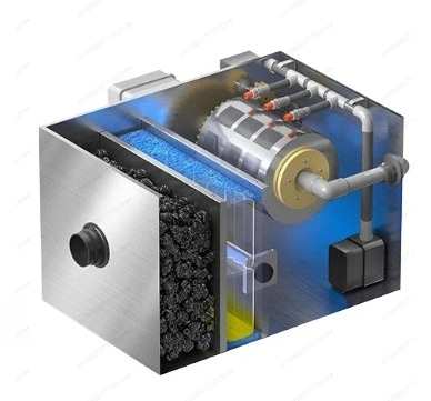 Stainless Steel Drum Filter for Fish Pond, Micro Screen Filter with Automatic Backwash, Koi Pond Water Filtration System
Stainless Steel Drum Filter for Fish Pond, Micro Screen Filter with Automatic Backwash, Koi Pond Water Filtration System