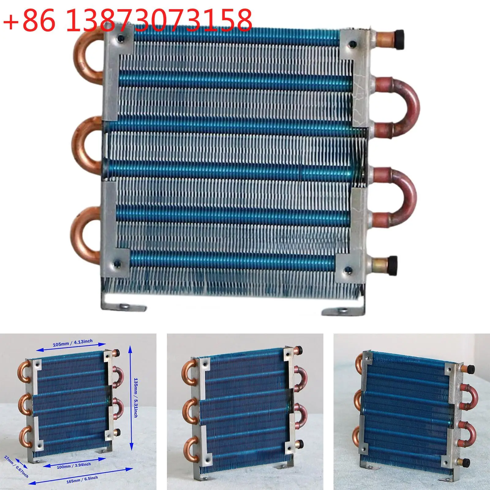 Small Condenser Radiator Part Aluminum Fin Air Cooling System Radiator Sturdy Heat Exchanger Equipment Industrial DIY Accessory
Small Condenser Radiator Part Aluminum Fin Air Cooling System Radiator Sturdy Heat Exchanger Equipment Industrial DIY Accessory