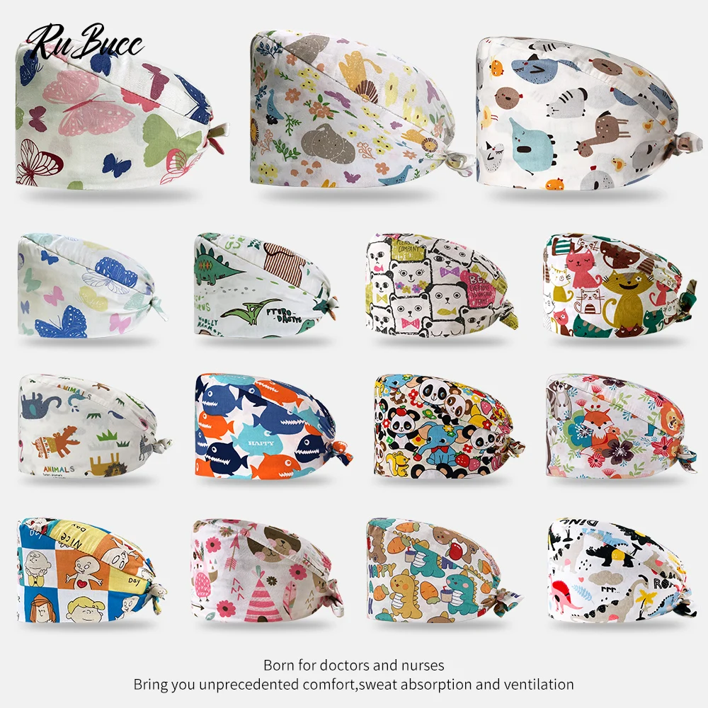 Pet Grooming Surgery Hat Working Hat Medical Surgical Hat Cartoon Printed Pharmacist Nursing Hats Operating Room Doctor Work Cap
Pet Grooming Surgery Hat Working Hat Medical Surgical Hat Cartoon Printed Pharmacist Nursing Hats Operating Room Doctor Work Cap
