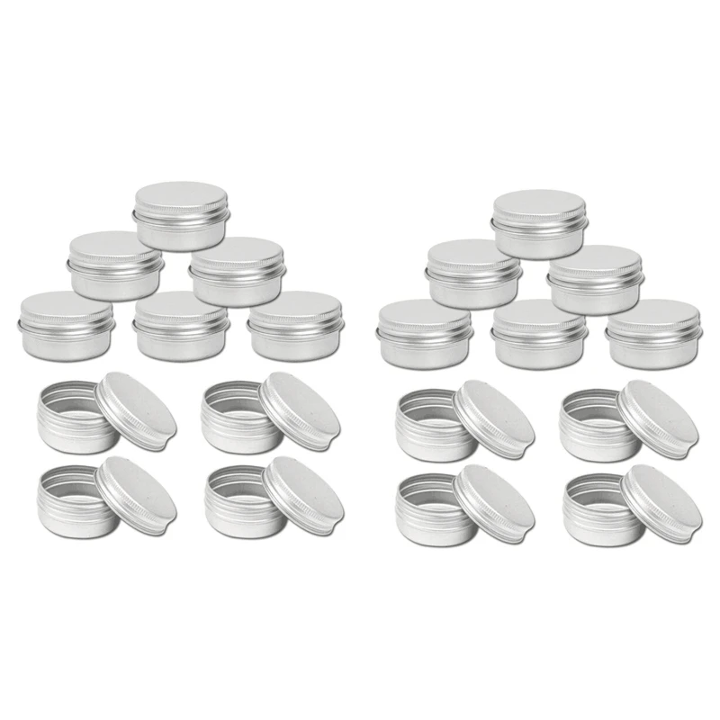 PACK Of 50 - 15Ml Aluminium Tin Large Make Up Candle Pots Capacity Empty Big Cosmetic/Candle/Spice Pots/Sweet Tin Jar
PACK Of 50 - 15Ml Aluminium Tin Large Make Up Candle Pots Capacity Empty Big Cosmetic/Candle/Spice Pots/Sweet Tin Jar