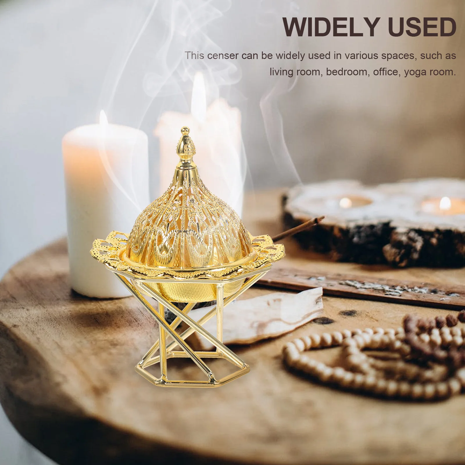 Arabic Incense Burner Vintage Metal Desktop Censer Indoor Ornament for Home Bedroom Office Meditation Room Aroma Holder Decor
Arabic Incense Burner Vintage Metal Desktop Censer Indoor Ornament for Home Bedroom Office Meditation Room Aroma Holder Decor