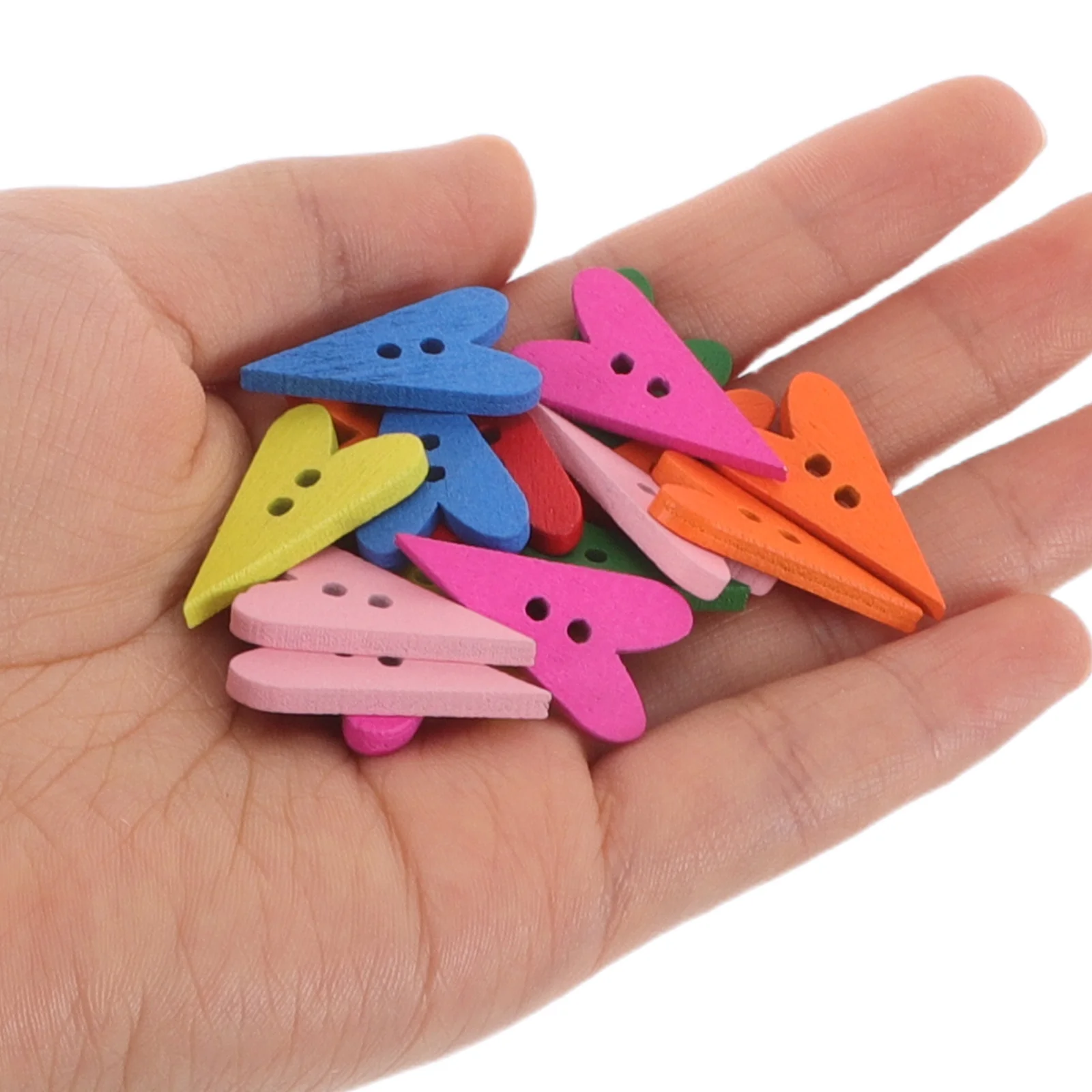 500pcs Colored Wooden Heart Buttons Long Shaped Craft DIY Sewing Decorative Unique Accessories for Clothing Home Decor Heart
500pcs Colored Wooden Heart Buttons Long Shaped Craft DIY Sewing Decorative Unique Accessories for Clothing Home Decor Heart