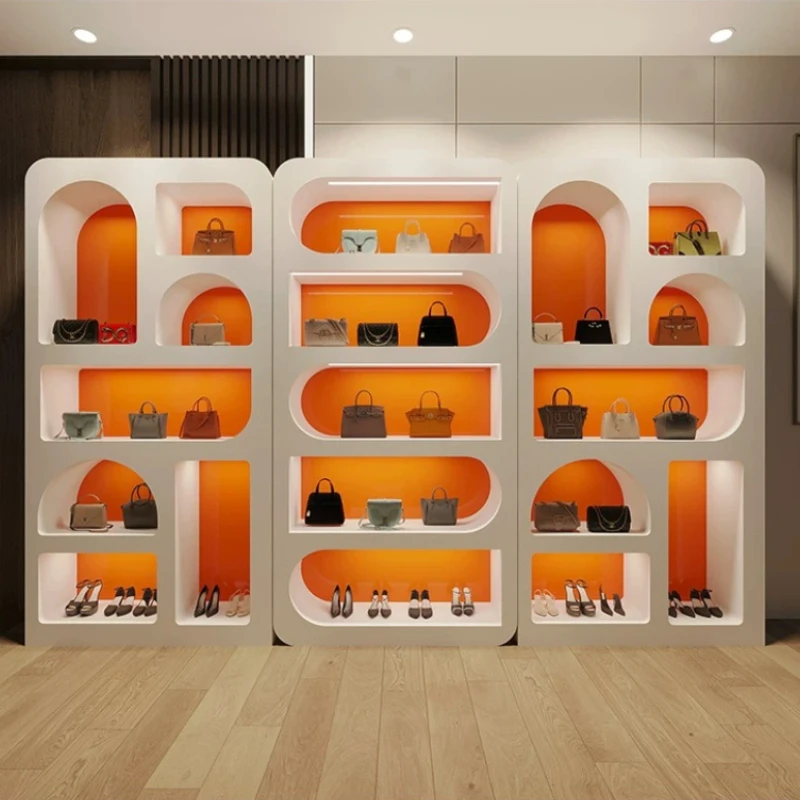 Nordic Cosmetic Display Cabinets Modern High-end Beauty Salon Multi-layer Display Cabinet Commercial Furniture Шкафы FYMC
Nordic Cosmetic Display Cabinets Modern High-end Beauty Salon Multi-layer Display Cabinet Commercial Furniture Шкафы FYMC