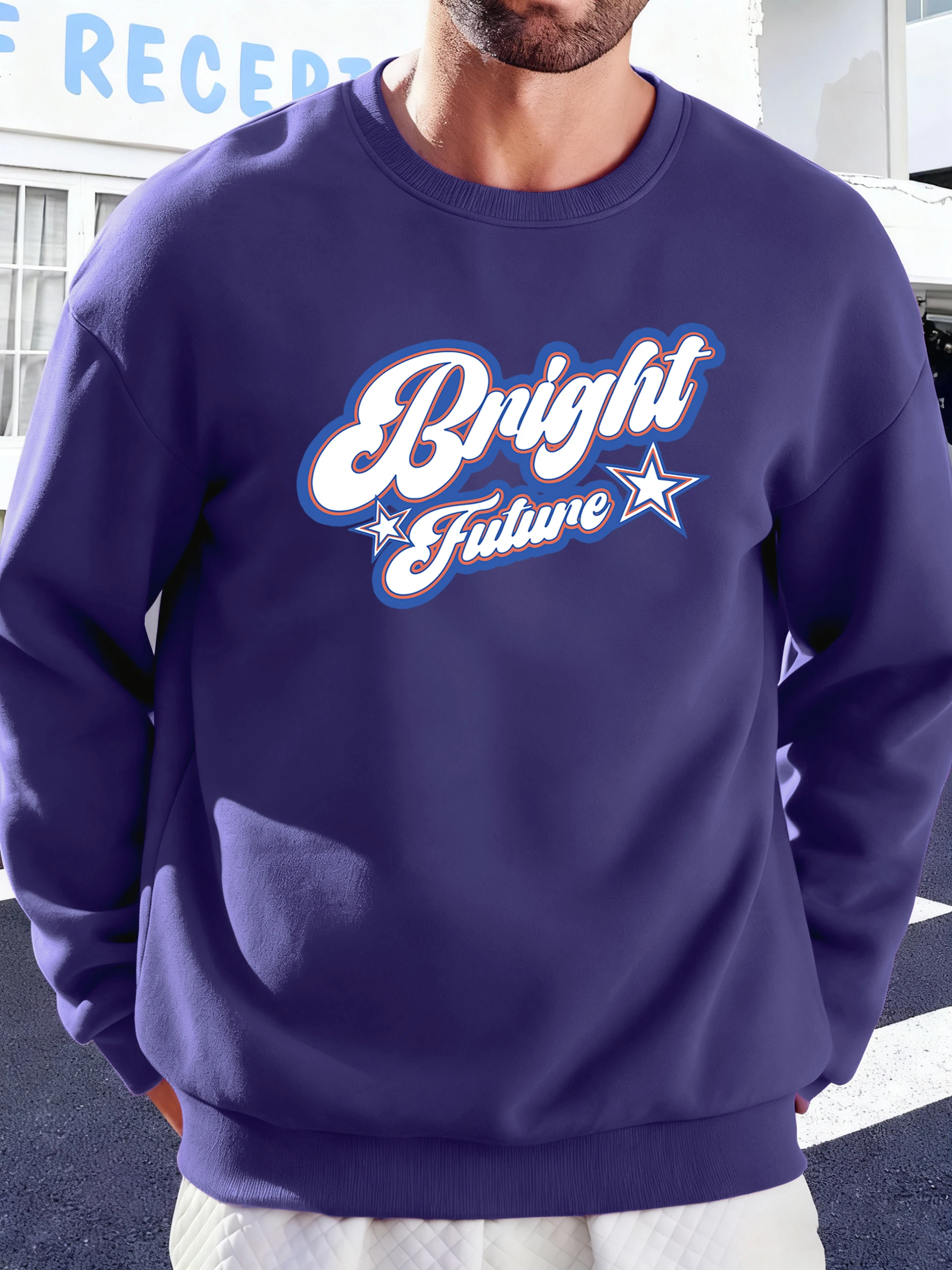 Яркая толстовка с креативным принтом будущего, мужские повседневные флисовые пуловеры, уличная толстовка с круглым вырезом, осенняя теплая мужская уличная одежда
Яркая толстовка с креативным принтом будущего, мужские повседневные флисовые пуловеры, уличная толстовка с круглым вырезом, осенняя теплая мужская уличная одежда