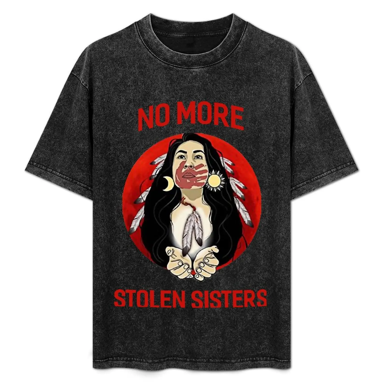 Great Model No More Stolen Sisters Cool Graphic Gift T-Shirt Simple Casual Short Sleeve Cotton T-Shirt
Great Model No More Stolen Sisters Cool Graphic Gift T-Shirt Simple Casual Short Sleeve Cotton T-Shirt