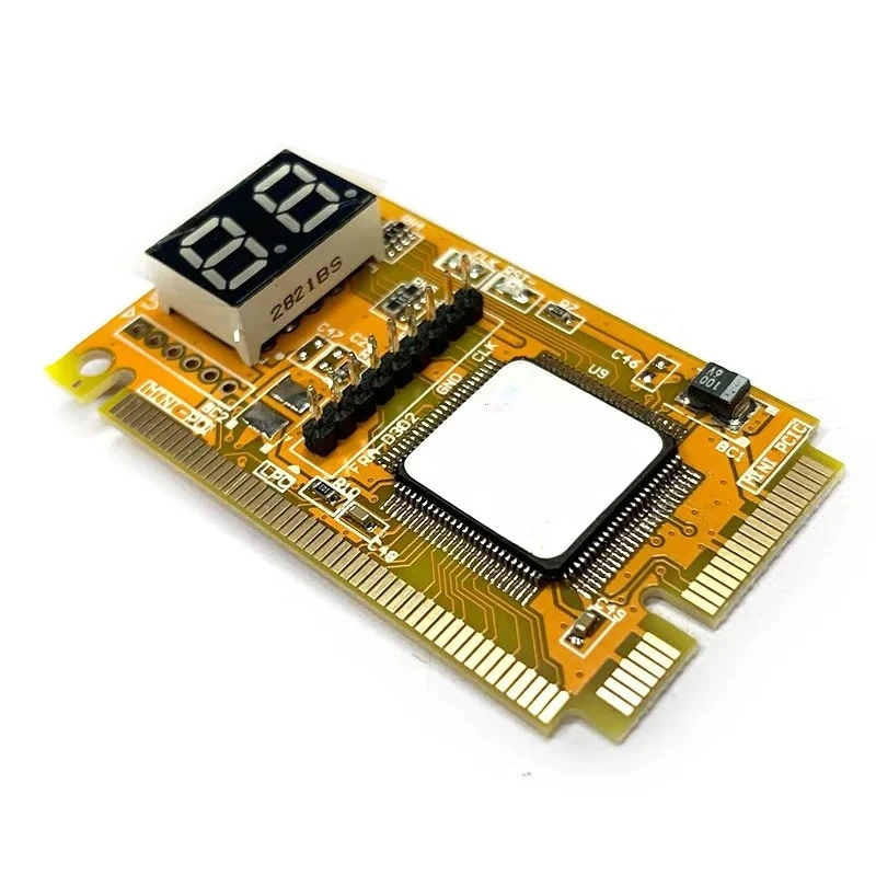 Mini PCI PCI-E Debug Card Expert Fault Diagnostic 2-Digit Notebook Laptop Computer Motherboard Tester PCI Express Analysis Card
Mini PCI PCI-E Debug Card Expert Fault Diagnostic 2-Digit Notebook Laptop Computer Motherboard Tester PCI Express Analysis Card