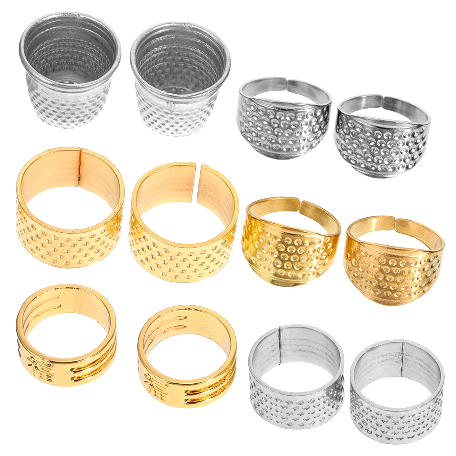 12 Pcs Sewing Thimble Set Knitting Accessories Accessory Materials Protectors Tools Thimbles Quilting Fingertip Office
12 Pcs Sewing Thimble Set Knitting Accessories Accessory Materials Protectors Tools Thimbles Quilting Fingertip Office
