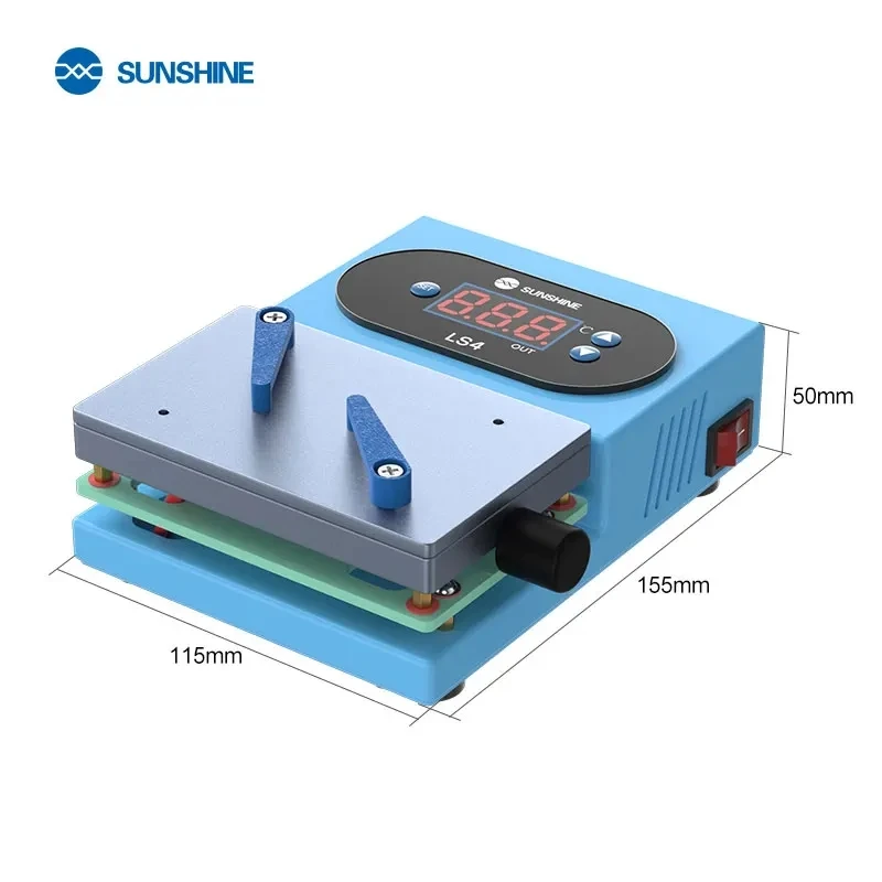 SUNSHINE LS4 Glue Removal and Layering Multi-function Heating Machine Intelligent Temperature Control Repair Tools
SUNSHINE LS4 Glue Removal and Layering Multi-function Heating Machine Intelligent Temperature Control Repair Tools
