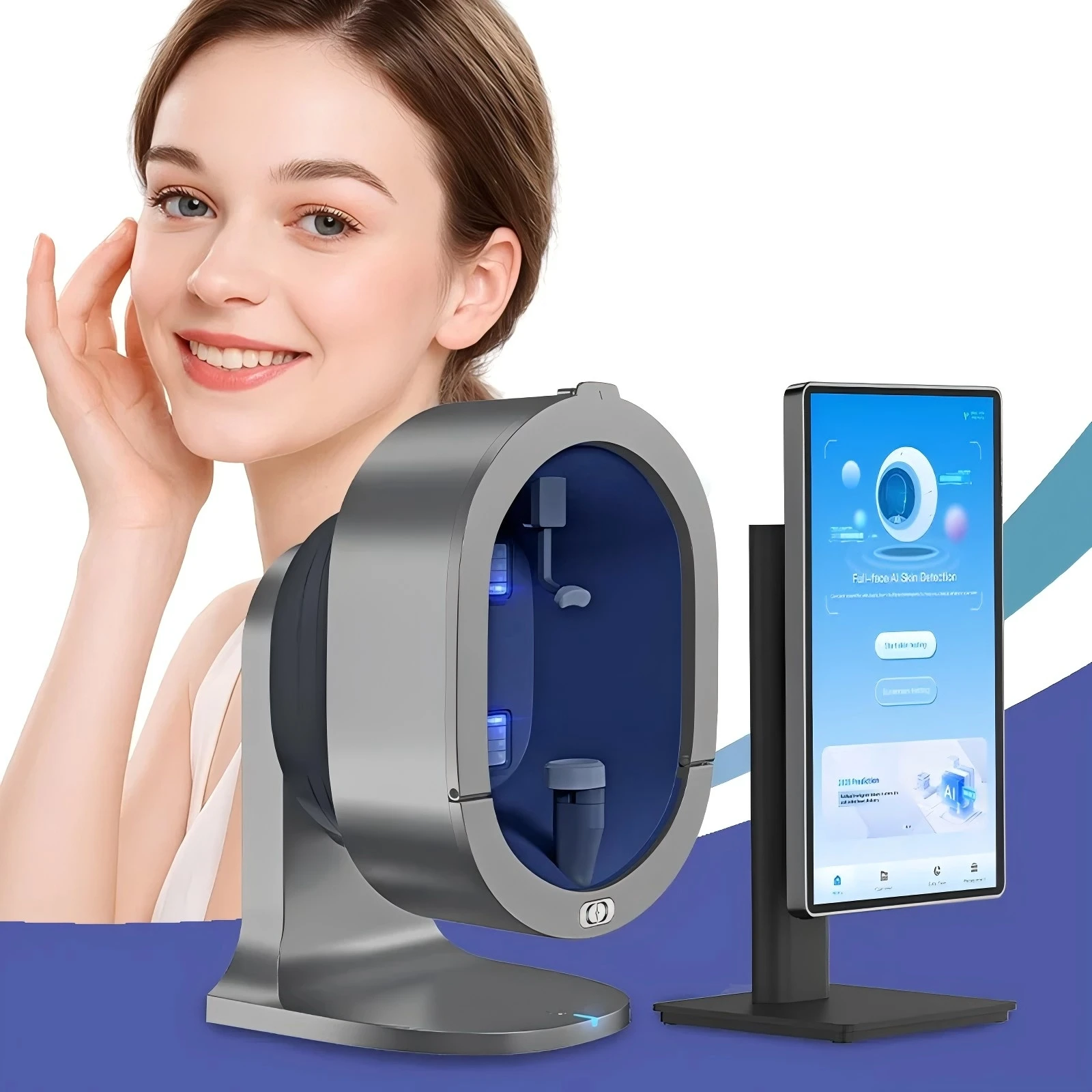 A 2026 GOOD Sales X5 Skin Analyzer 3D Intelligence Facial Skin Detection X5 Ai Skin Analyzer Beauty Machine For Spa/Salon
A 2026 GOOD Sales X5 Skin Analyzer 3D Intelligence Facial Skin Detection X5 Ai Skin Analyzer Beauty Machine For Spa/Salon