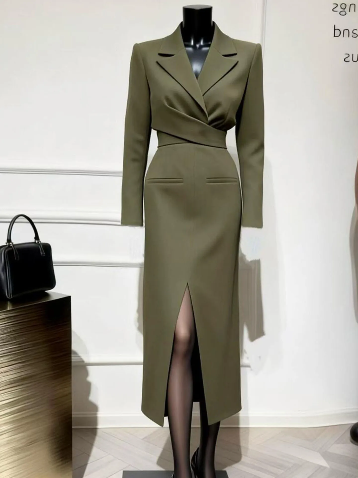 een Suit Dr Women's High Waist Midi Length Office Skirt A-Line Silhouette Long Sve Slim Fit Sle Casual Ocn
een Suit Dr Women's High Waist Midi Length Office Skirt A-Line Silhouette Long Sve Slim Fit Sle Casual Ocn