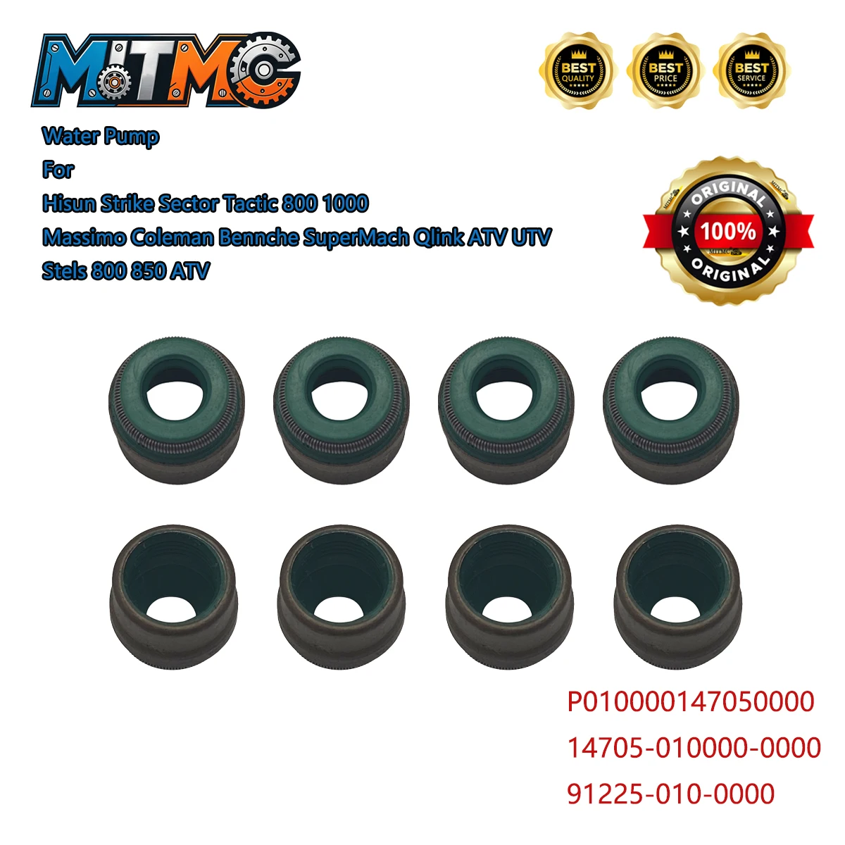 Valve Stem Seal For Hisun Tactic Sector 800 1000 ATV UTV HS 900 UTV Stels Massimo Coleman Nordik Powermax 800 ATV 91225-010-0000
Valve Stem Seal For Hisun Tactic Sector 800 1000 ATV UTV HS 900 UTV Stels Massimo Coleman Nordik Powermax 800 ATV 91225-010-0000
