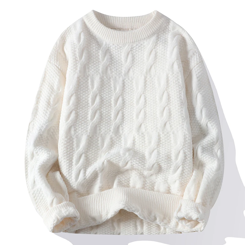 Мужской вязаный свитер для осени и зимы, теплый, модный, утепленный, с длинным рукавом, базовый слой для студентов
Мужской вязаный свитер для осени и зимы, теплый, модный, утепленный, с длинным рукавом, базовый слой для студентов