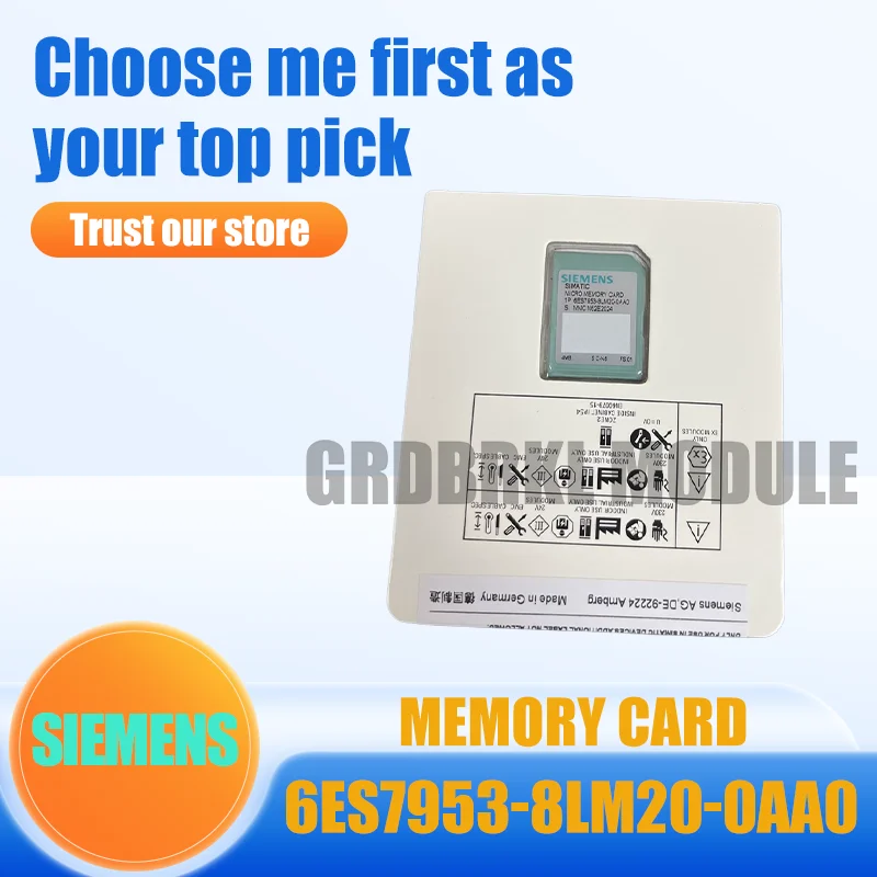 New Original SIEMENS 6ES7953-8LM20-0AA0 6ES7953-8LM11-0AA0 Memory Card
New Original SIEMENS 6ES7953-8LM20-0AA0 6ES7953-8LM11-0AA0 Memory Card