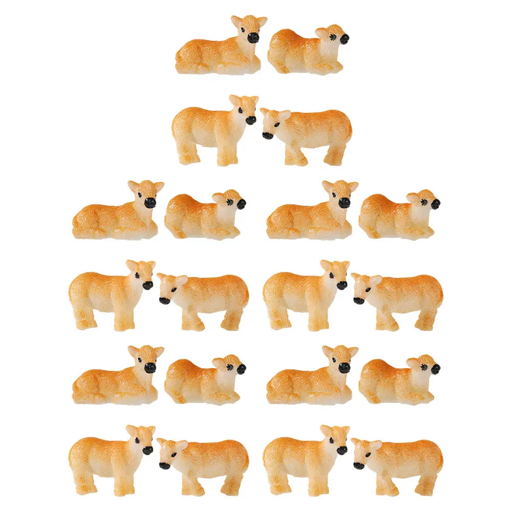 20Pcs Miniature Resin Calf Tiny Animal Decorations Garden Lawn Bonsai Tabletop Micro Landscape Accessories Small Resin Crafts
20Pcs Miniature Resin Calf Tiny Animal Decorations Garden Lawn Bonsai Tabletop Micro Landscape Accessories Small Resin Crafts