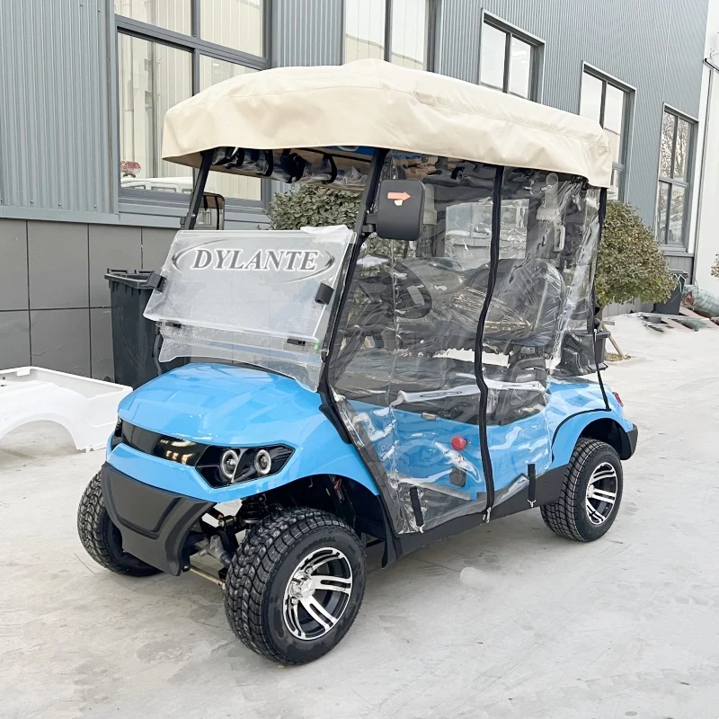 New Energy Electric Golf Cart 72V Lithium Battery 2 4 Seats 4kW Motor Waterproof Design Rear Drive Hunting Off-Road Cart
New Energy Electric Golf Cart 72V Lithium Battery 2 4 Seats 4kW Motor Waterproof Design Rear Drive Hunting Off-Road Cart