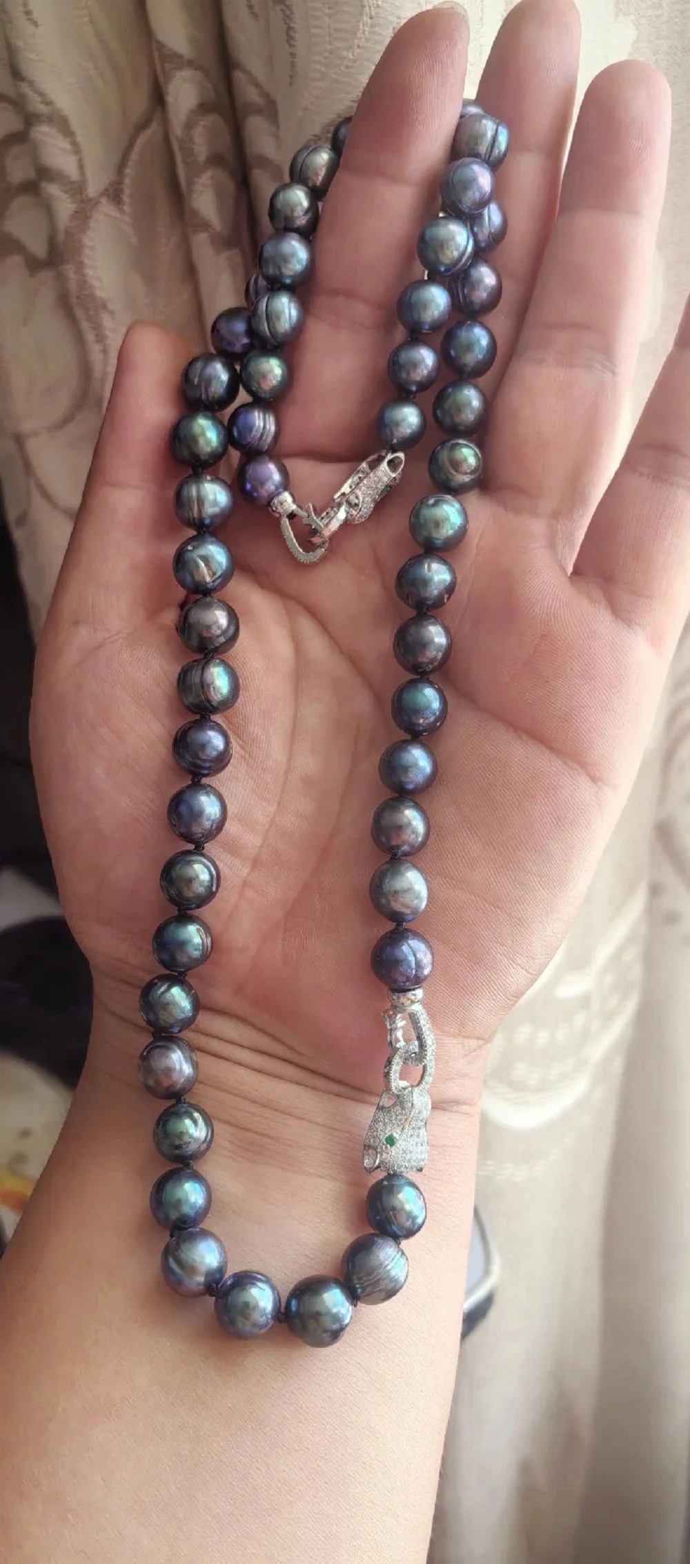 Bestselling Pearl AAA11-12mm Natural Tahitian Baroque Pearl Necklace 925 18 inch +Bracelet 7.5-8 inch Physical Photo
Bestselling Pearl AAA11-12mm Natural Tahitian Baroque Pearl Necklace 925 18 inch +Bracelet 7.5-8 inch Physical Photo