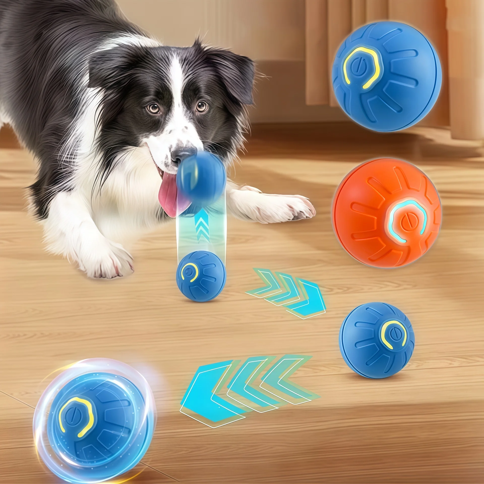 Smart Dog Toy Ball Electronic Interactive Pet Toy Moving Ball USB Automatic Moving Jumping Bouncing Toy Ball Puppy Cat Product
Smart Dog Toy Ball Electronic Interactive Pet Toy Moving Ball USB Automatic Moving Jumping Bouncing Toy Ball Puppy Cat Product
