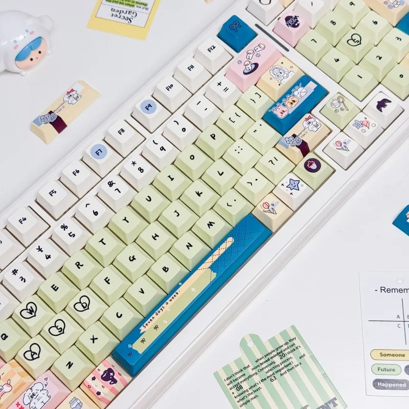 Light salt diary keycaps, original small full set of sublimation keycaps, light color
Light salt diary keycaps, original small full set of sublimation keycaps, light color
