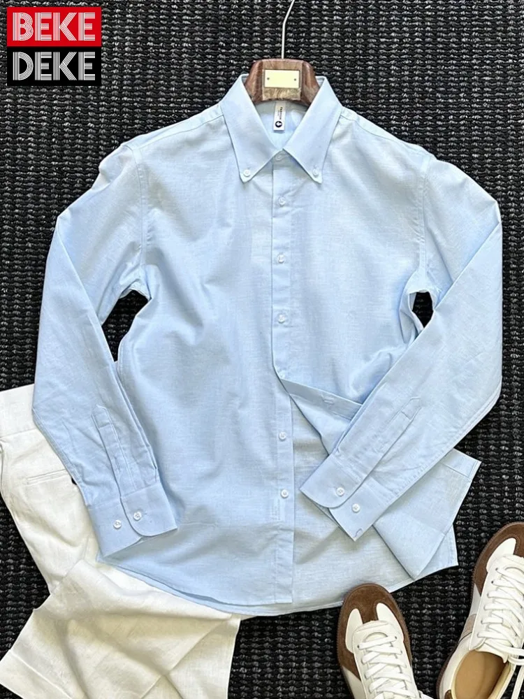 Spring Summer Mens Cotton Linen Shirt Single Breasted Solid Color Long Sleeve Breathable Office Work Business Casual Shirts Tops
Spring Summer Mens Cotton Linen Shirt Single Breasted Solid Color Long Sleeve Breathable Office Work Business Casual Shirts Tops
