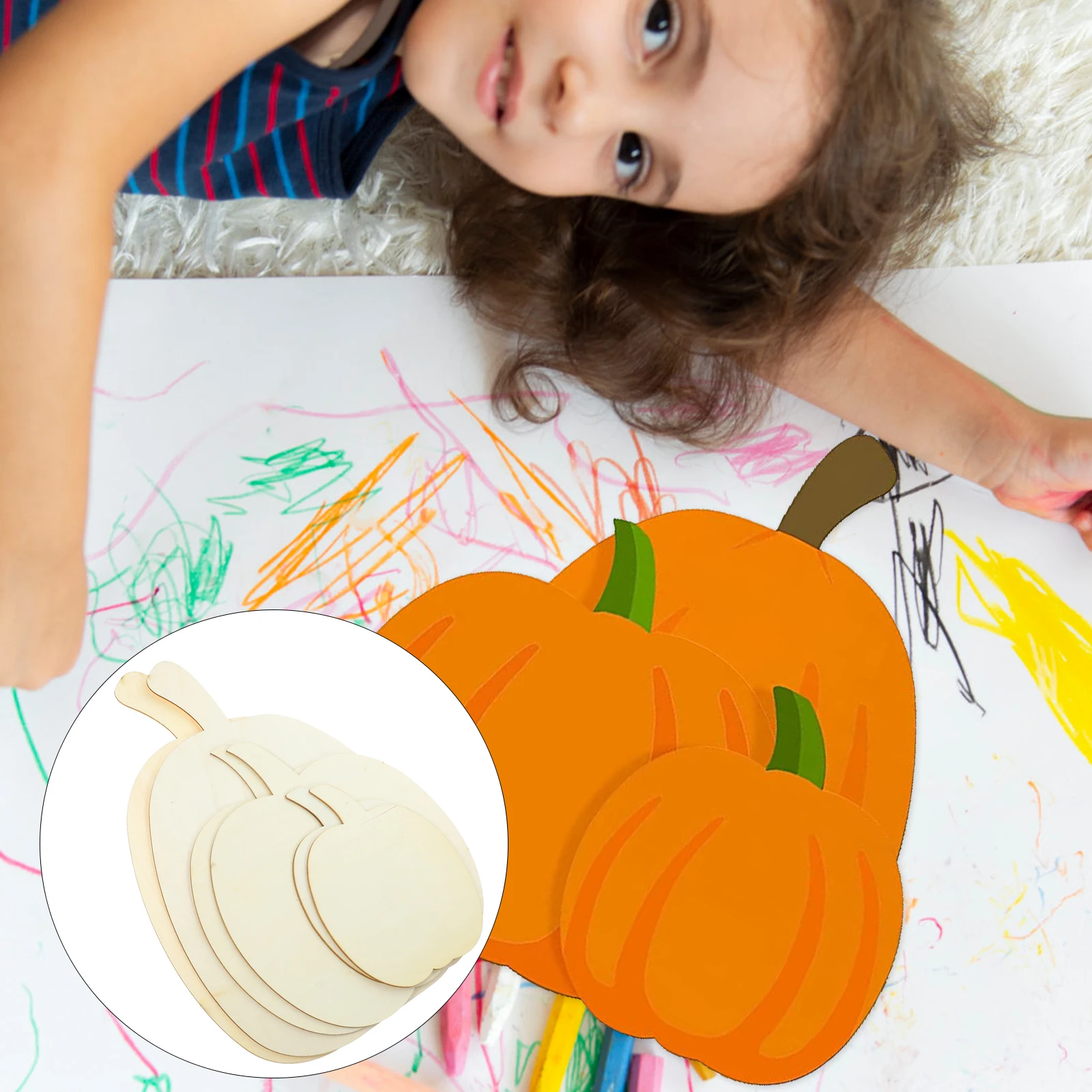 6Pcs Wooden Hanging Pendant Craft Unfinished Pumpkin Cutouts for DIY Thanksgiving Decor Fall Wood Slices Kids Painting Activity
6Pcs Wooden Hanging Pendant Craft Unfinished Pumpkin Cutouts for DIY Thanksgiving Decor Fall Wood Slices Kids Painting Activity