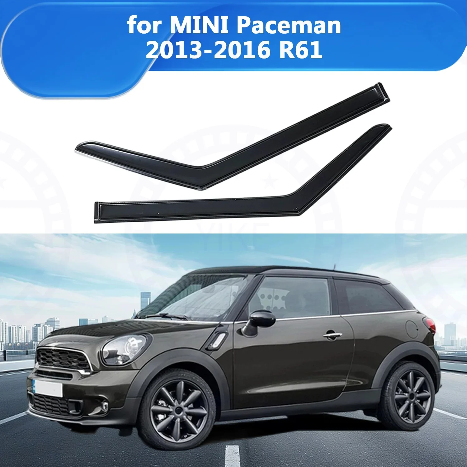 Weathershield for MINI Paceman 2013 2014 2015 2016 R61 Sun Rain Deflector Guard Car Side Window Deflector Out-Channel Tape On
Weathershield for MINI Paceman 2013 2014 2015 2016 R61 Sun Rain Deflector Guard Car Side Window Deflector Out-Channel Tape On