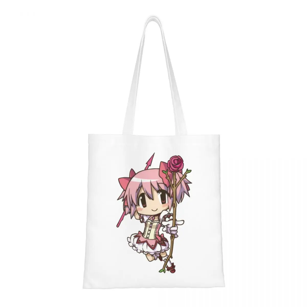 Женские и мужские сумки-тоут Mahou Shoujo Madoka, большая вместительная сумка для покупок в стиле аниме Madoka Magica для студенческих сумок
Женские и мужские сумки-тоут Mahou Shoujo Madoka, большая вместительная сумка для покупок в стиле аниме Madoka Magica для студенческих сумок