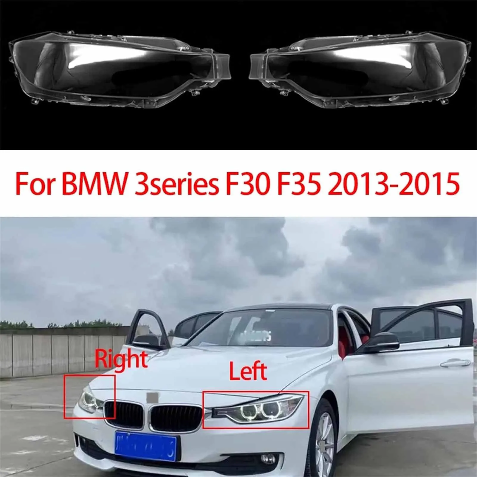 Передняя крышка объектива автомобиля для BMW 3 серии F30/F35 2016 2017 2018, крышка левой/правой фары, прозрачное стекло, автомобильные аксессуары
Передняя крышка объектива автомобиля для BMW 3 серии F30/F35 2016 2017 2018, крышка левой/правой фары, прозрачное стекло, автомобильные аксессуары
