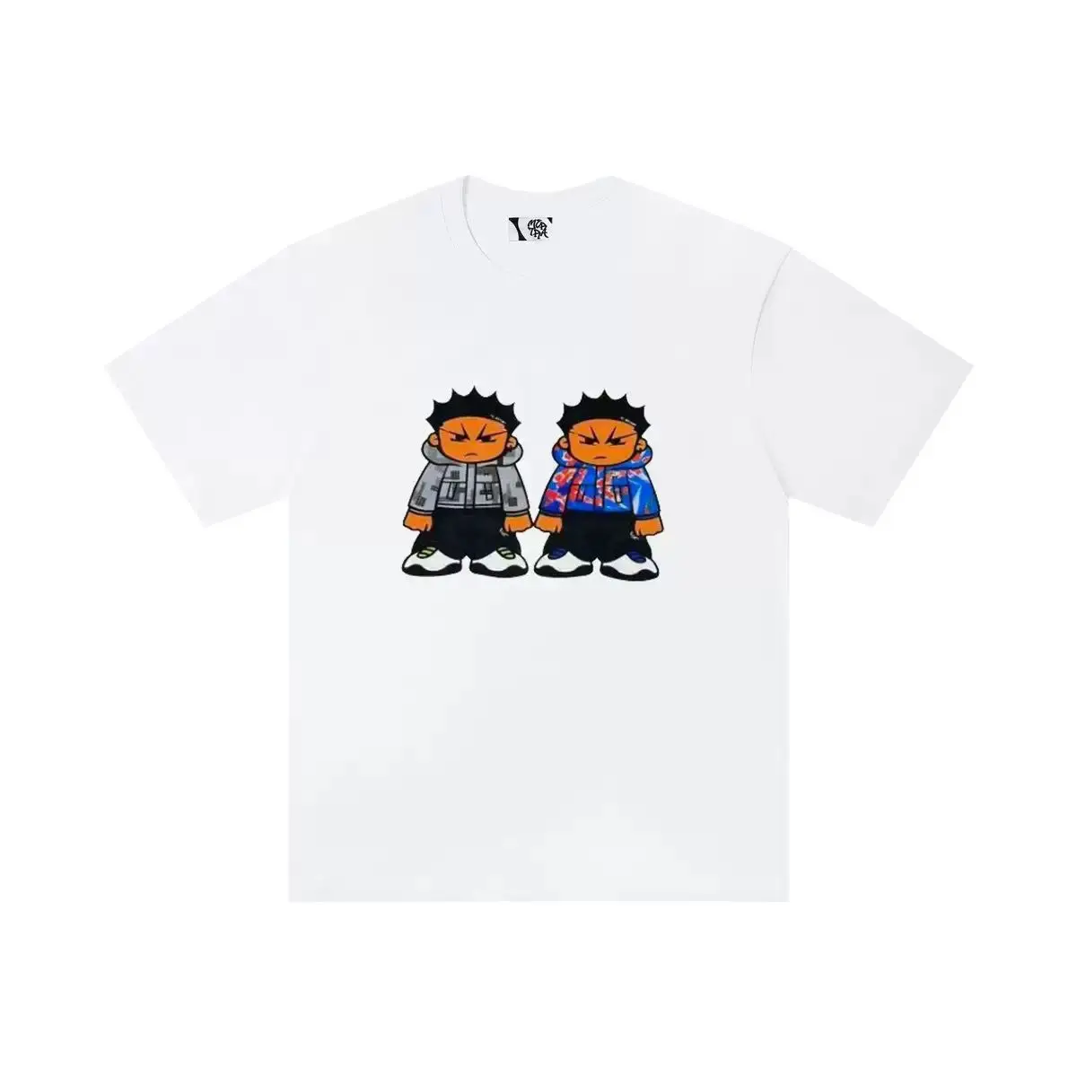 American Style Hip Hop Street Retro round Neck Short Sleeve T Shirt Cartoon Portrait Couple Tee Breathable Skin Friendly
American Style Hip Hop Street Retro round Neck Short Sleeve T Shirt Cartoon Portrait Couple Tee Breathable Skin Friendly