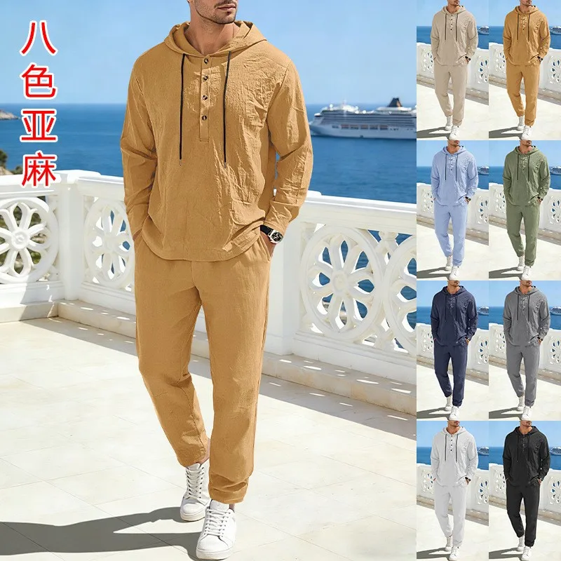 Casual Hoodie Men's Matching Sets Drawstring Hood Hooded Sweatshirt Long Sleeve Solid Color Sweatshirt Beige Black Pullover
Casual Hoodie Men's Matching Sets Drawstring Hood Hooded Sweatshirt Long Sleeve Solid Color Sweatshirt Beige Black Pullover