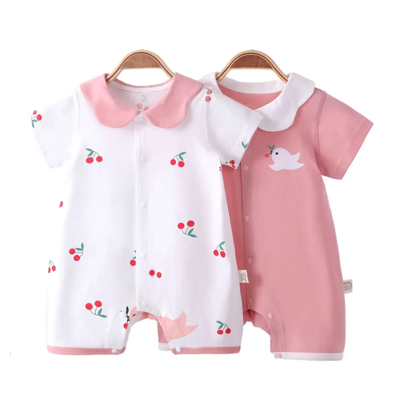 Newborn romper summer baby clothes Infant Jumpsuit short-sleeved rompers baby one-piece air-conditioning boy girl clothing
Newborn romper summer baby clothes Infant Jumpsuit short-sleeved rompers baby one-piece air-conditioning boy girl clothing