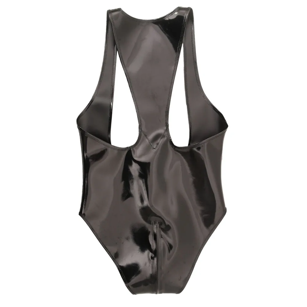 Mens Bodysuit Sexy One-piece Jumpsuits PU Leather Gay Jockstrap Leotard Boxer Briefs Thongs Underwear Elastic Leotard
Mens Bodysuit Sexy One-piece Jumpsuits PU Leather Gay Jockstrap Leotard Boxer Briefs Thongs Underwear Elastic Leotard