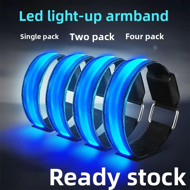 Night Running Armband with LED Lights Outdoor Sports Replaceable Battery Safety Belt Arm and Leg Warning Wristband Cycling
Night Running Armband with LED Lights Outdoor Sports Replaceable Battery Safety Belt Arm and Leg Warning Wristband Cycling