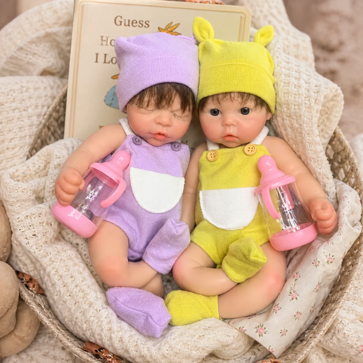 Can Open Mouth 13 Inch Soft Silicone Girl Bebe Reborn реборн For Daughter's Birthday Gifts Handmade Simulation Girl Bebe Doll
Can Open Mouth 13 Inch Soft Silicone Girl Bebe Reborn реборн For Daughter's Birthday Gifts Handmade Simulation Girl Bebe Doll