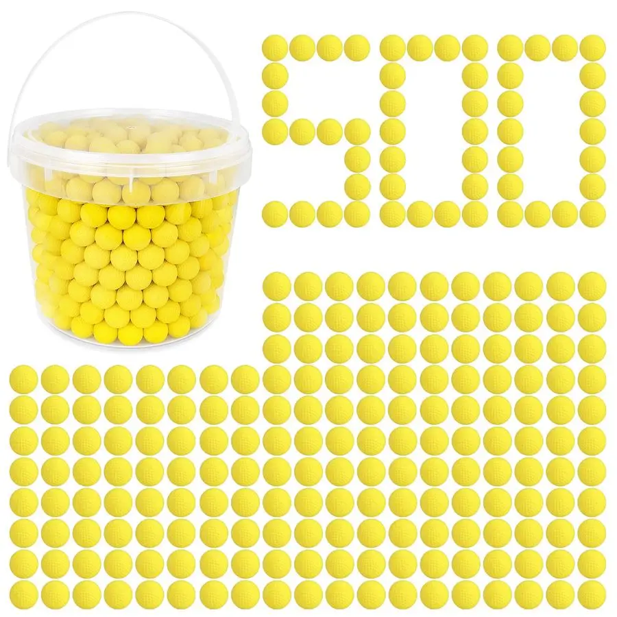 Rounds Refill Pack Balls Ammo Bulk Compatible with Nerf Rival Gun, Yellow Foam Bullet Ball Replacement Refill Pack for Rival Bla
Rounds Refill Pack Balls Ammo Bulk Compatible with Nerf Rival Gun, Yellow Foam Bullet Ball Replacement Refill Pack for Rival Bla